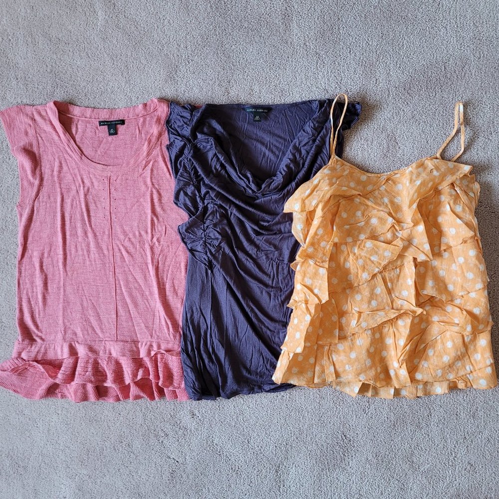 Banana Republic Ann Taylor LOFT Women's Tops Size XS Lot 3